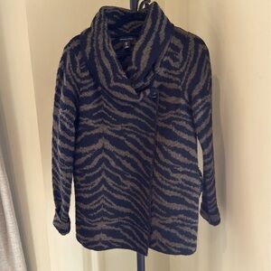 Adrienne Vittadini cozy fleece jacket size Large